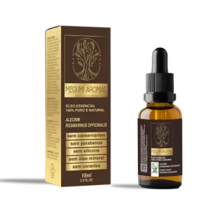 Óleo Essencial de Alecrim | 10ml | 100% Puro e Natural | Megumi Aromas
