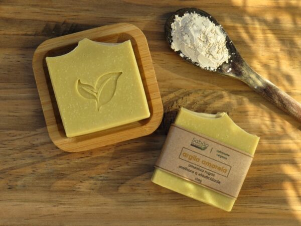 Sabonete Natural e Vegano Argila Amarela - 100g