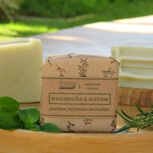 Sabonete Natural e Vegano Manjericão & Alecrim - 100g