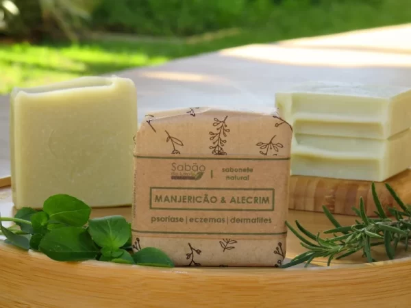 Sabonete Natural e Vegano Manjericão & Alecrim - 100g