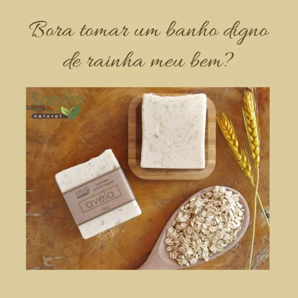 Sabonete Natural e Vegano de Aveia – 100g - Image 2