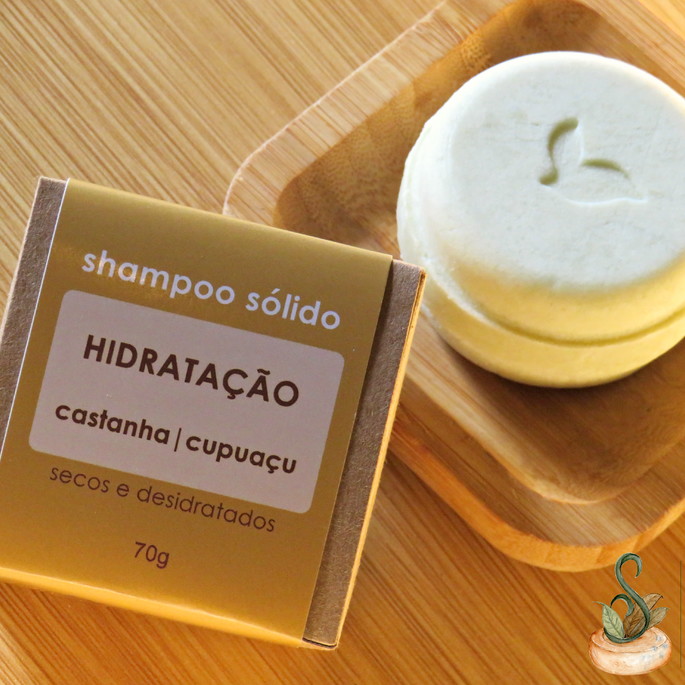 Shampoo Sólido Hidratação - Cupuaçu & Castanha 70g