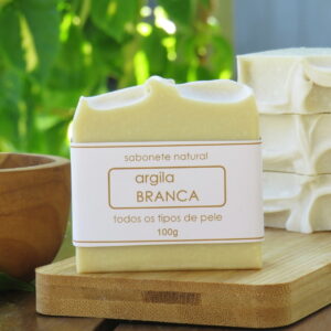 Sabonete de Argila Branca Natural - 100g
