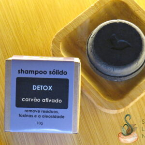 Shampoo Sólido Detox - Carvão Ativado 70g